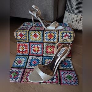 Badgley Mischka Women's "Tiffany" Silk Satin Heels